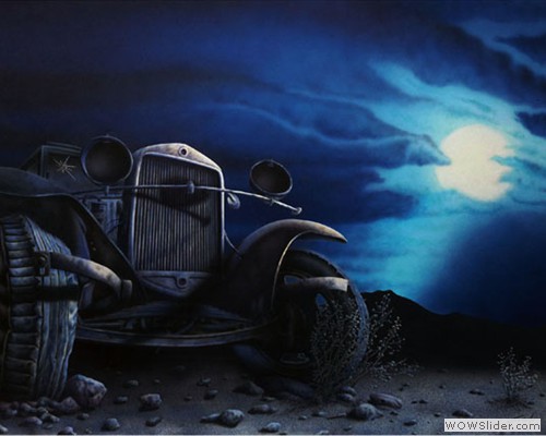 vieille carcasse de voiture