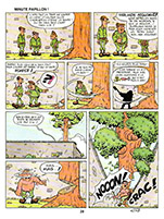 a l'armee un soldat est ecrase par l'arbre qu'il vient de couper