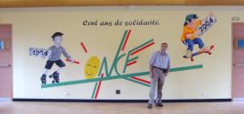 peinture d'enfants sur un mur