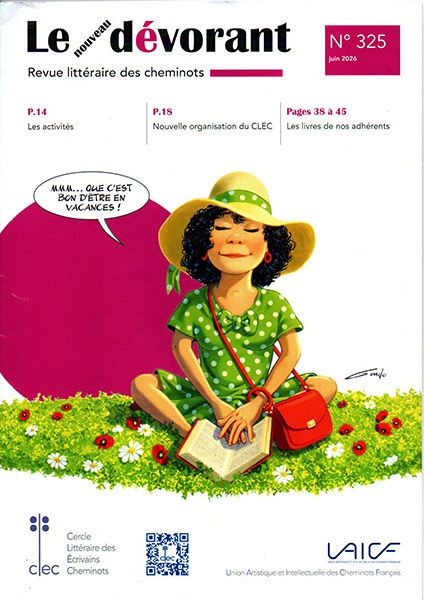 dessin d'une jeune femme assise dans l'herbe avec un livre sur ses genoux