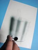 texture m�tal avec un a�rographe